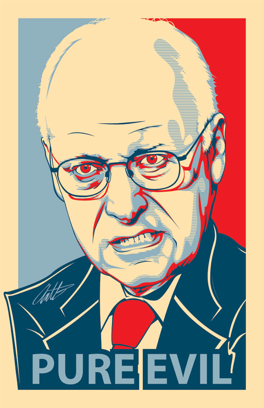 OK, He's not a hot topic of the moment, but I still remember and fear Dick Cheney.