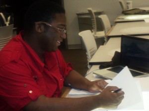 Michael Nash, sophomore, animation