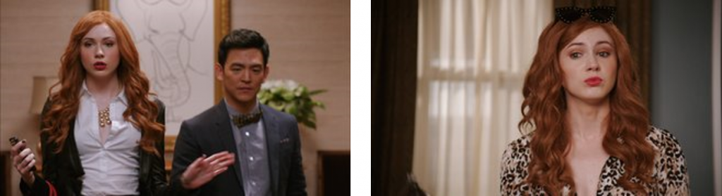 Karen Gillan (Eliza) and John Cho (Henry) in ABC's "Selfie"